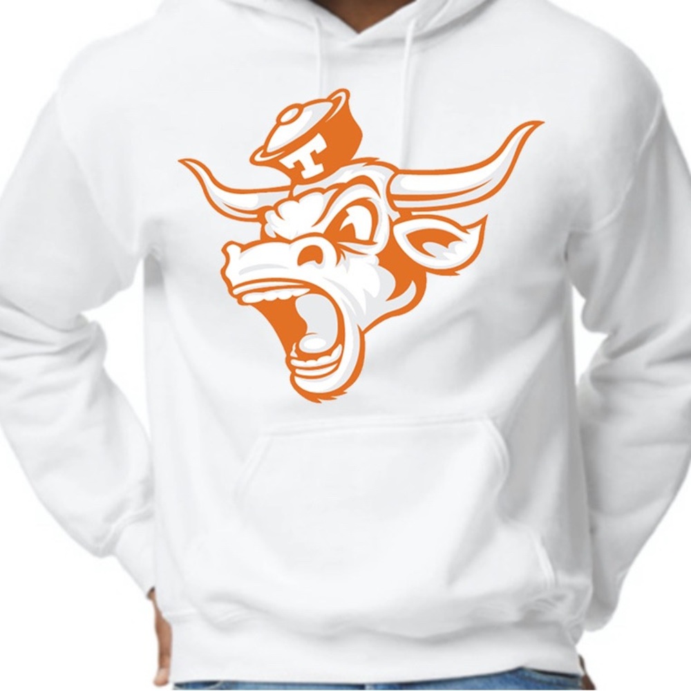 Texas Longhorns vintage logo hoodie XXL